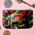 Untitled Red And Blue 3 Large Coin Purse Back