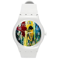 11044574 422007541293570 7092049992756666033 O - Point Of View 2 Round Plastic Sport Watch (m) by bestdesignintheworld