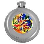 1504239 425515954276062 8735885017701089364 O - mediterranean Round Hip Flask (5 oz) Front