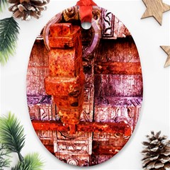 Antick Gate 2 Ornament (oval) by bestdesignintheworld