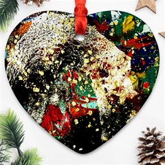 Wet Kiss 2 Heart Ornament (two Sides) by bestdesignintheworld