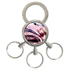 Egg In The Duck   Needle In The Egg 3 3-ring Key Chains by bestdesignintheworld