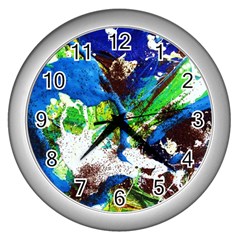 10710421 438645206296470 5636195540290538951 O - Avocado Wall Clocks (silver)  by bestdesignintheworld