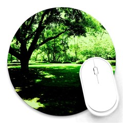 Lake Park 14 Round Mousepads by bestdesignintheworld