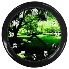 Lake Park 14 Wall Clocks (black) by bestdesignintheworld