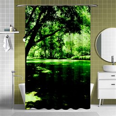 Lake Park 14 Shower Curtain 48  X 72  (small)  by bestdesignintheworld