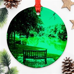 Lake Park 20 Ornament (round) by bestdesignintheworld