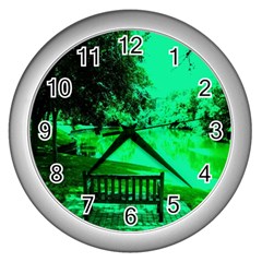 Lake Park 20 Wall Clocks (silver)  by bestdesignintheworld