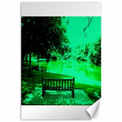 Lake Park 20 Canvas 12  X 18   by bestdesignintheworld