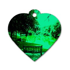 Lake Park 20 Dog Tag Heart (two Sides) by bestdesignintheworld