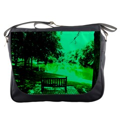 Lake Park 20 Messenger Bags by bestdesignintheworld