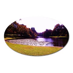 Highland Park 7 Oval Magnet by bestdesignintheworld