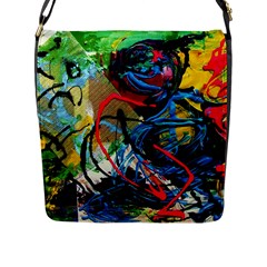 Rumba On A Chad Lake 4 Flap Messenger Bag (l)  by bestdesignintheworld