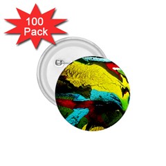 Yellow Dolphins   Blue Lagoon 3 1 75  Buttons (100 Pack)  by bestdesignintheworld