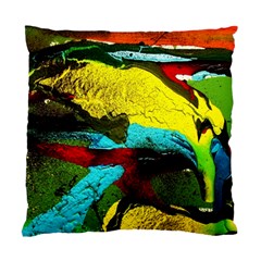 Yellow Dolphins   Blue Lagoon 3 Standard Cushion Case (one Side) by bestdesignintheworld