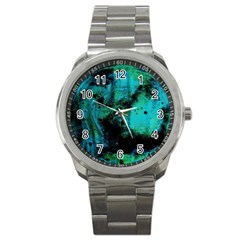 Blue Options 8 Sport Metal Watch by bestdesignintheworld