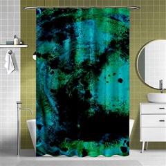 Blue Options 8 Shower Curtain 48  X 72  (small)  by bestdesignintheworld