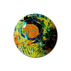 Lunar Eclipse Rubber Coaster (round)  by bestdesignintheworld