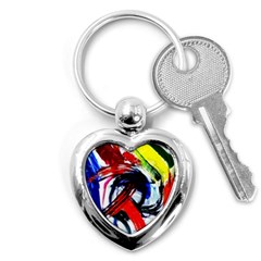 Lets Forget The Black Squere 1 Key Chains (heart)  by bestdesignintheworld