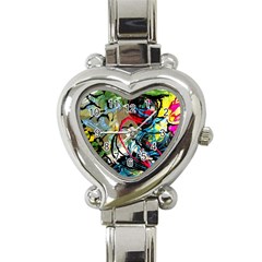 Rumba On A Chad Lake 13 Heart Italian Charm Watch by bestdesignintheworld