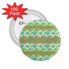 Colorful Tropical Print Pattern 2 25  Buttons (100 Pack)  by dflcprints