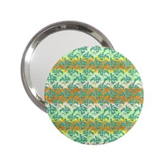 Colorful Tropical Print Pattern 2 25  Handbag Mirrors by dflcprints