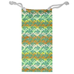 Colorful Tropical Print Pattern Jewelry Bag by dflcprints