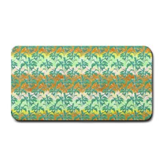 Colorful Tropical Print Pattern Medium Bar Mats by dflcprints