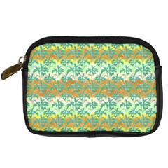 Colorful Tropical Print Pattern Digital Camera Cases by dflcprints