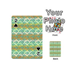 Colorful Tropical Print Pattern Playing Cards 54 (mini)  by dflcprints