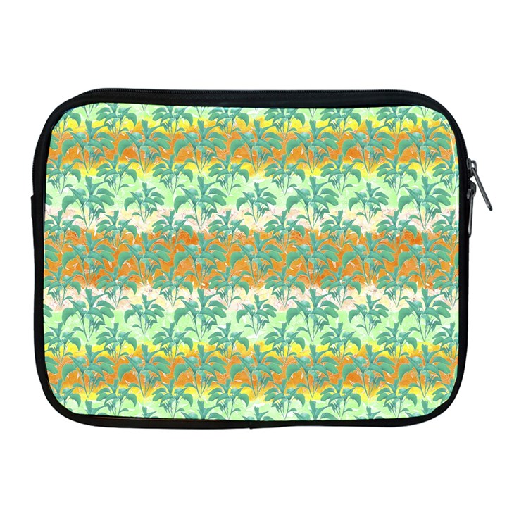 Colorful Tropical Print Pattern Apple iPad 2/3/4 Zipper Cases