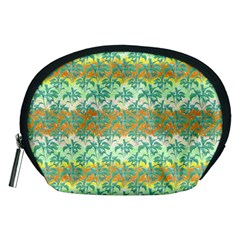 Colorful Tropical Print Pattern Accessory Pouches (medium)  by dflcprints