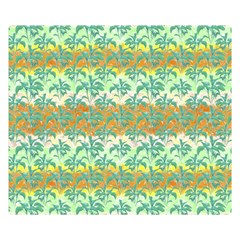 Colorful Tropical Print Pattern Double Sided Flano Blanket (small)  by dflcprints