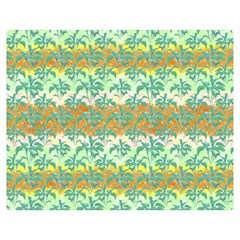 Colorful Tropical Print Pattern Double Sided Flano Blanket (medium)  by dflcprints