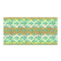 Colorful Tropical Print Pattern Satin Wrap by dflcprints