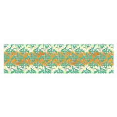 Colorful Tropical Print Pattern Satin Scarf (oblong) by dflcprints