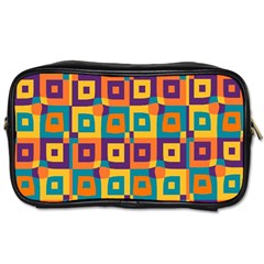 Artwork By Patrick-squares-4 Toiletries Bags 2-side by ArtworkByPatrick