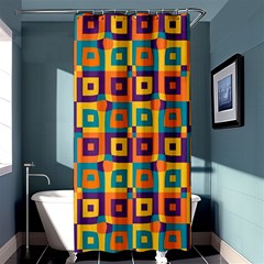 Artwork By Patrick-squares-4 Shower Curtain 36  X 72  (stall)  by ArtworkByPatrick