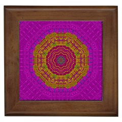 Summer Sun Shine In A Sunshine Mandala Framed Tiles by pepitasart