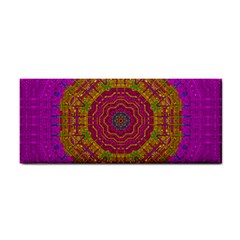 Summer Sun Shine In A Sunshine Mandala Hand Towel by pepitasart