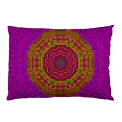 Summer Sun Shine In A Sunshine Mandala Pillow Case (two Sides) by pepitasart