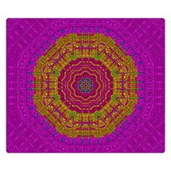 Summer Sun Shine In A Sunshine Mandala Double Sided Flano Blanket (small)  by pepitasart