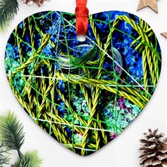 Moment Of The Haos 8 Ornament (heart) by bestdesignintheworld