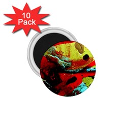 Yellow Dolphins   Blue Lagoon 4 1 75  Magnets (10 Pack)  by bestdesignintheworld