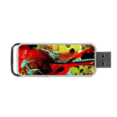 Yellow Dolphins   Blue Lagoon 4 Portable Usb Flash (two Sides) by bestdesignintheworld