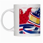 United States Of America Usa  Images Independence Day White Mugs Left