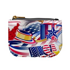 United States Of America Usa  Images Independence Day Mini Coin Purses by Sapixe