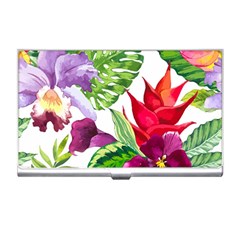 Vector Pattern Tropical Business Card Holders