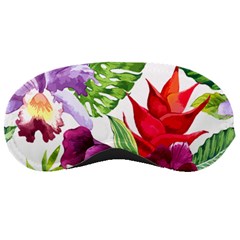 Vector Pattern Tropical Sleeping Masks