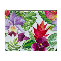 Vector Pattern Tropical Cosmetic Bag (xl)